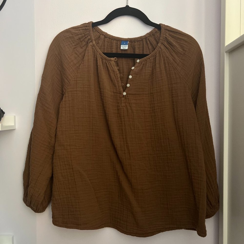 Old Navy Henley Blouse